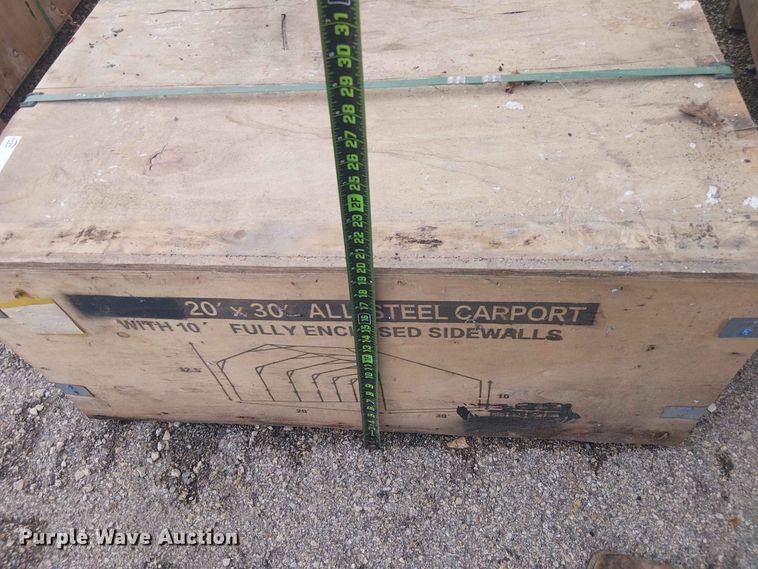 image for item EH4140 Valley Pioneer MSC2030F steel carport