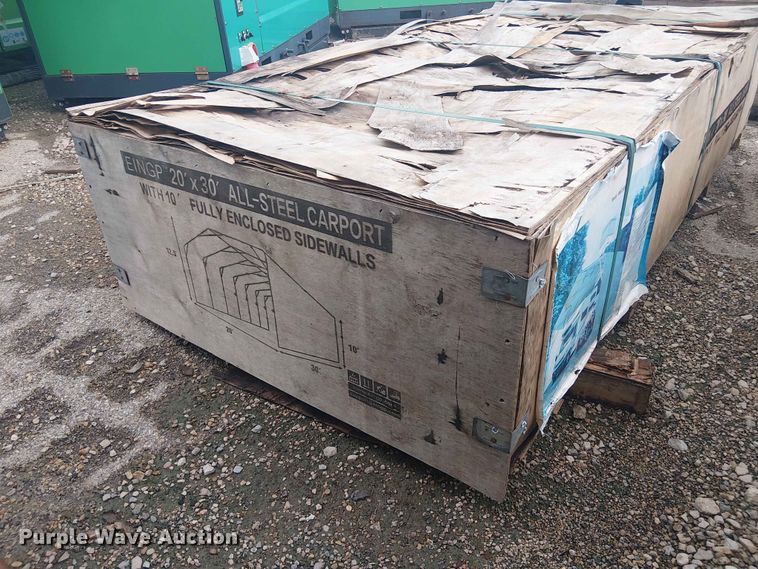 image for item EH4141 Valley Pioneer MSC2030F steel carport