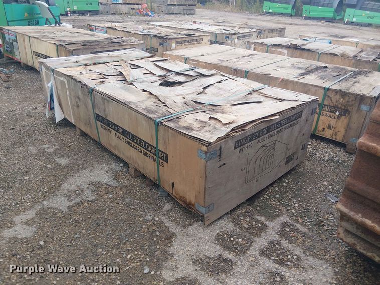 image for item EH4141 Valley Pioneer MSC2030F steel carport