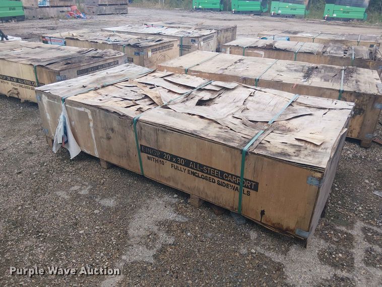 image for item EH4141 Valley Pioneer MSC2030F steel carport