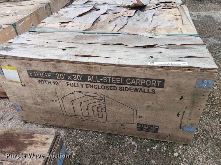 image for item EH4141 Valley Pioneer MSC2030F steel carport
