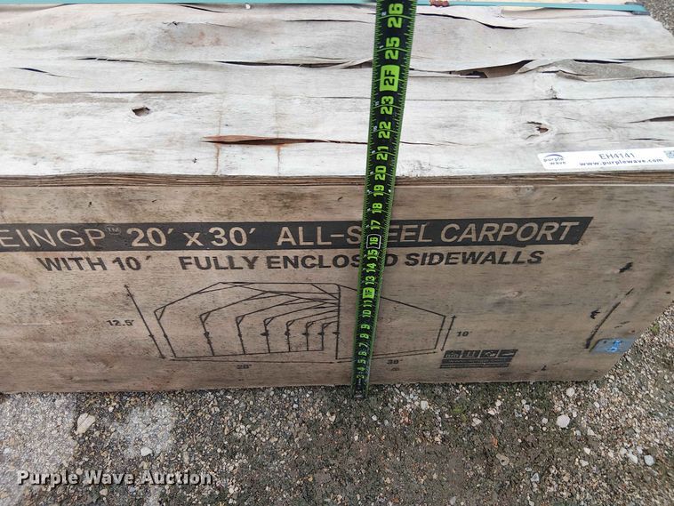 image for item EH4141 Valley Pioneer MSC2030F steel carport