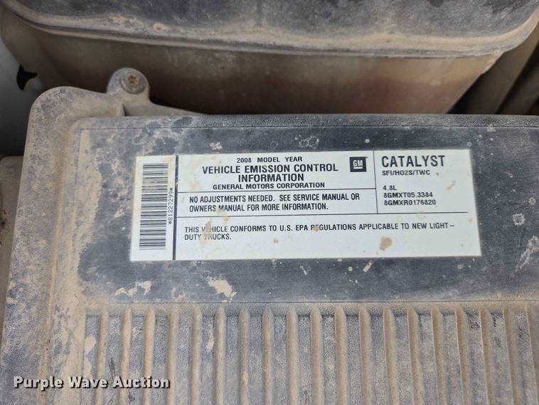image for item ER1675 2008 Chevrolet Silverado 1500 Ext. Cab pickup truck