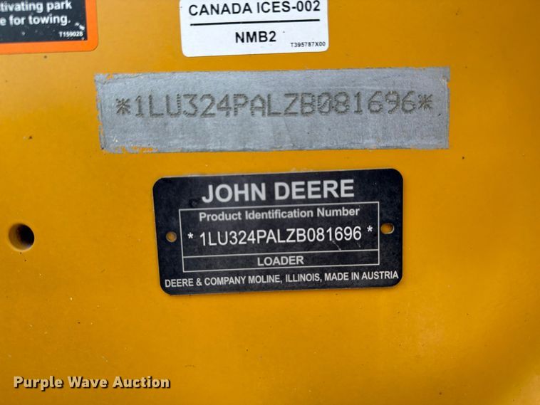image for item ER3026 2024 John Deere 324P wheel loader