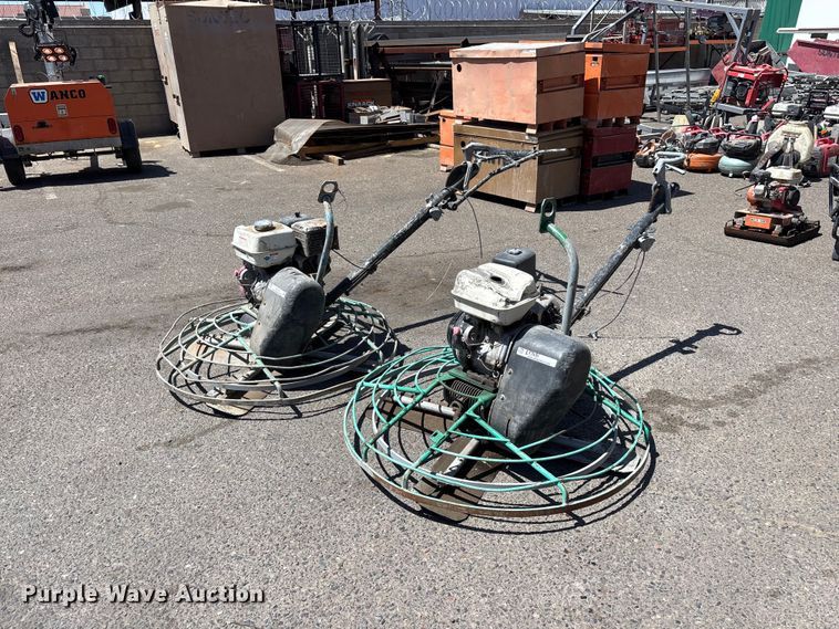 image for item ER7631 (2) Multiquip power trowels