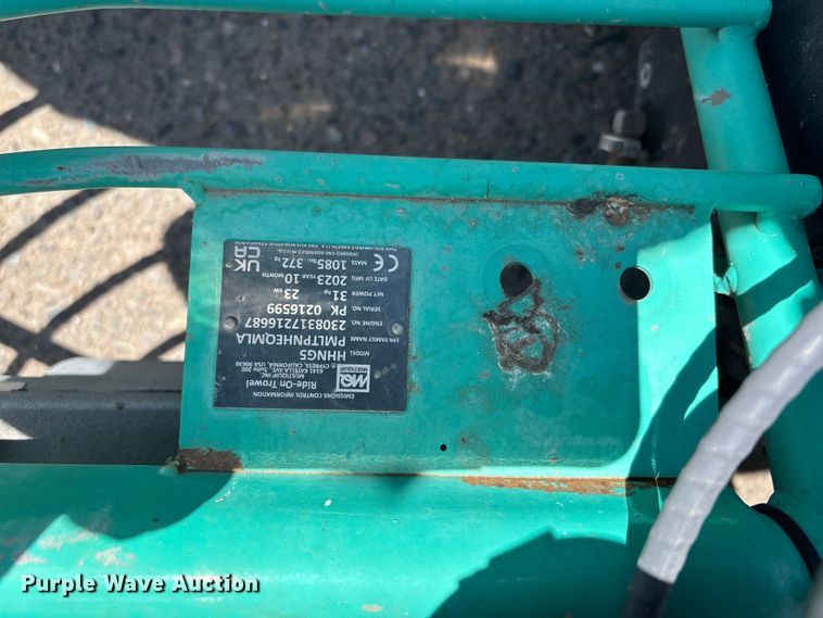 image for item ER7635 (2) Muliquip power trowels