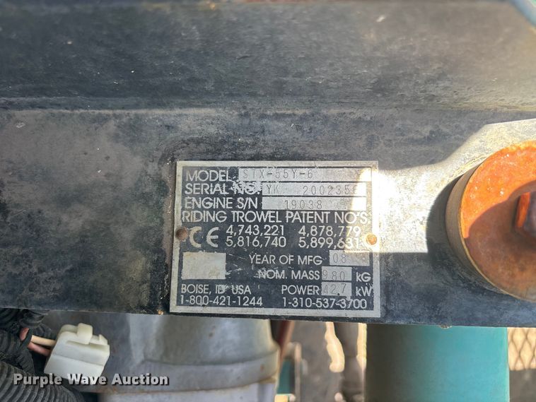 image for item ER7637 (3) Muliquip power trowels