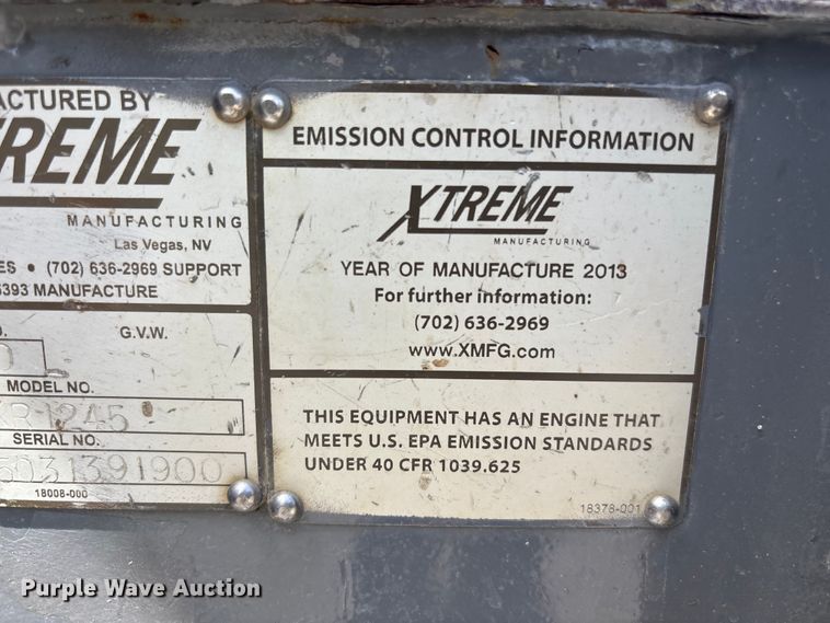 image for item ER7648 2013 Xtreme XR1245 telehandler
