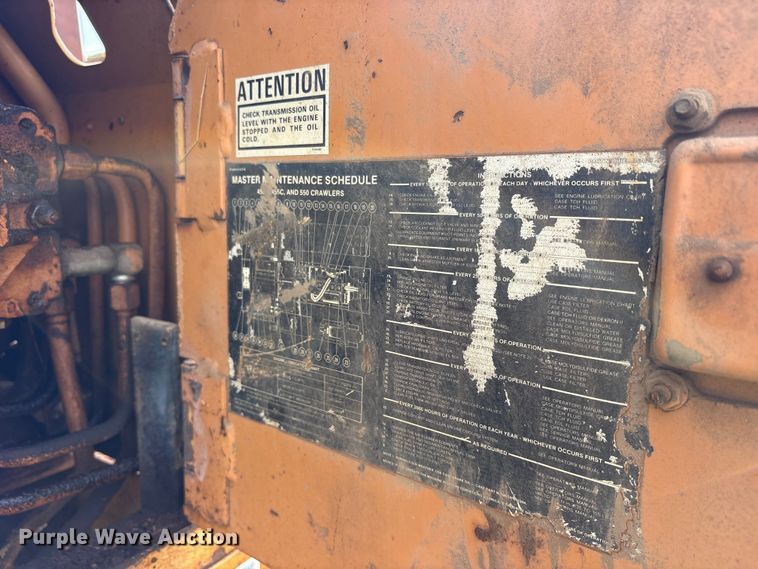 image for item ET2127 1990 Case 550 dozer