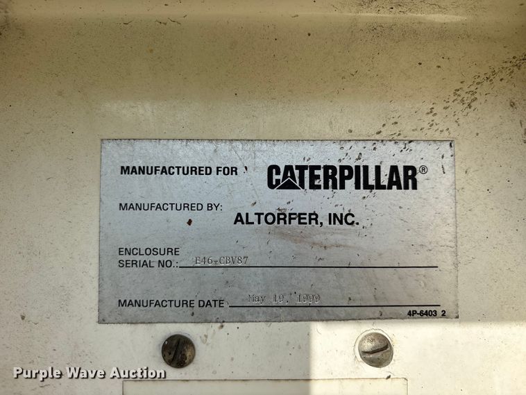 image for item ET2128 1999 Caterpillar XQ 350 generator