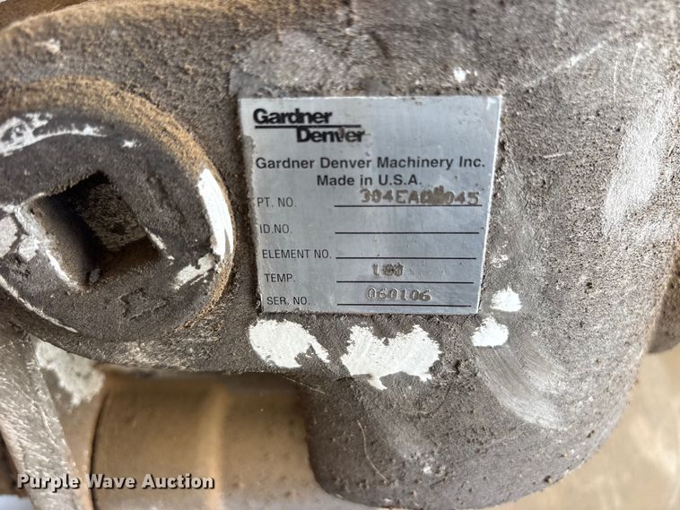 image for item ET2129 2007 Gardner Denver air compressor
