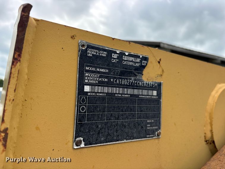 image for item ET2131 2003 Caterpillar 277 tracked skid steer loader