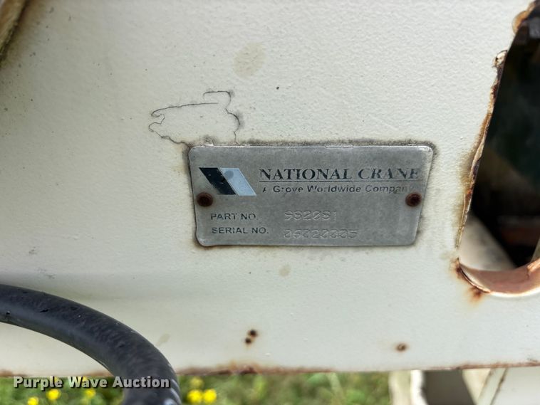 image for item ET2139 National 600D Crane parts only