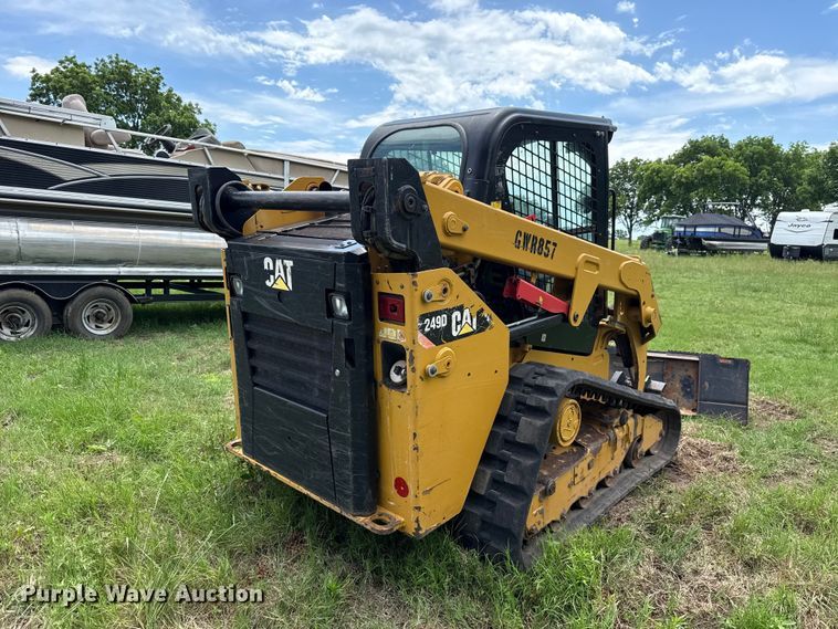 image for item ET6266 2016 Caterpillar 249D tracked skid steer loader