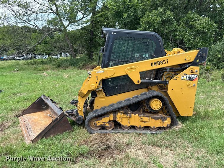 image for item ET6266 2016 Caterpillar 249D tracked skid steer loader