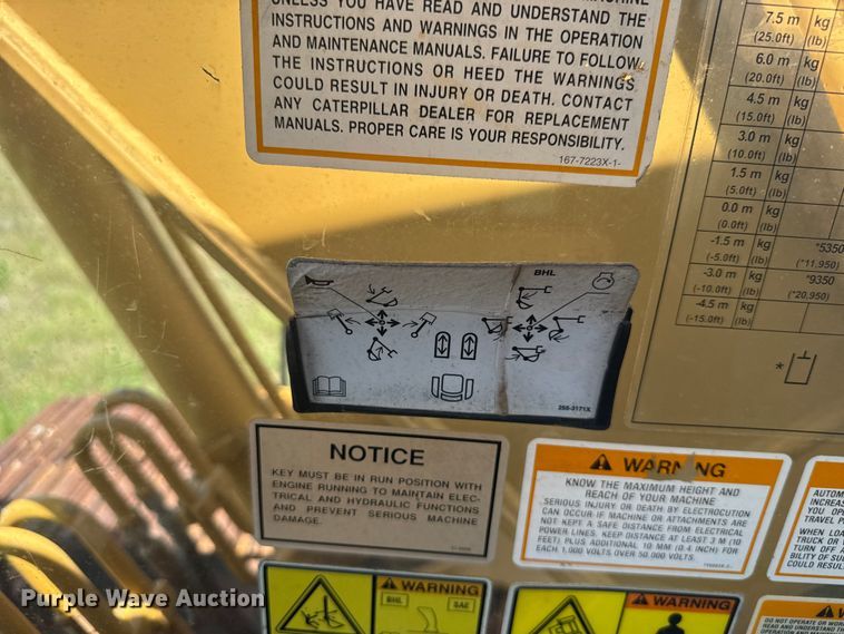 image for item ET6267 2006 Caterpillar 320CL excavator
