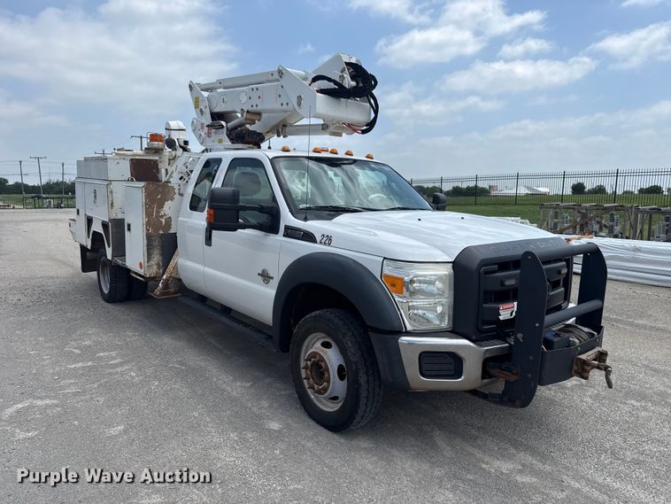 image for item ET6305 2016 Ford F550 Ext. Cab bucket truck