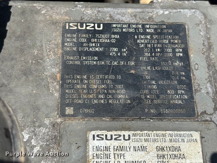 image for item EU0636 2008 Link Belt 330LX excavator
