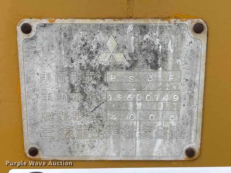 image for item EU0639 Mitsubishi BS3F track loader