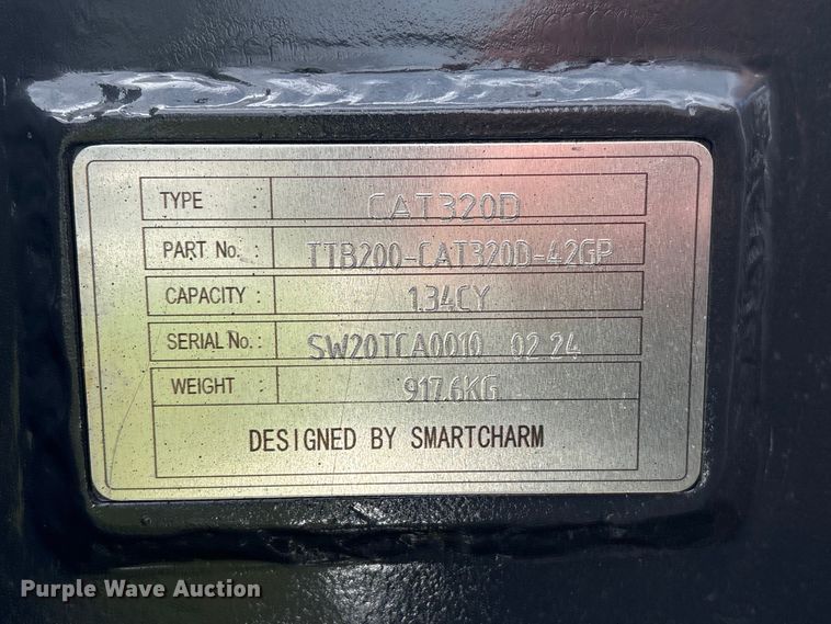 image for item EU0667 Smartcharm SCGB200-CAT320D-42GP excavator bucket