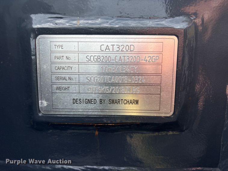 image for item EU0668 Smartcharm SCGB200-CAT320D-42GP excavator bucket