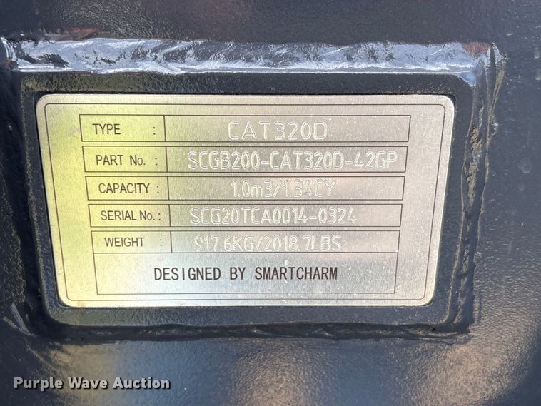 image for item EU0672 Smartcharm SCGB200-CAT320D-42GP Cat 320D Bucket