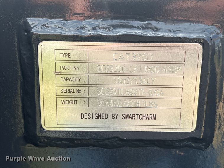 image for item EU0673 Smartcharm SCGB200-CAT320D-42GP excavator bucket
