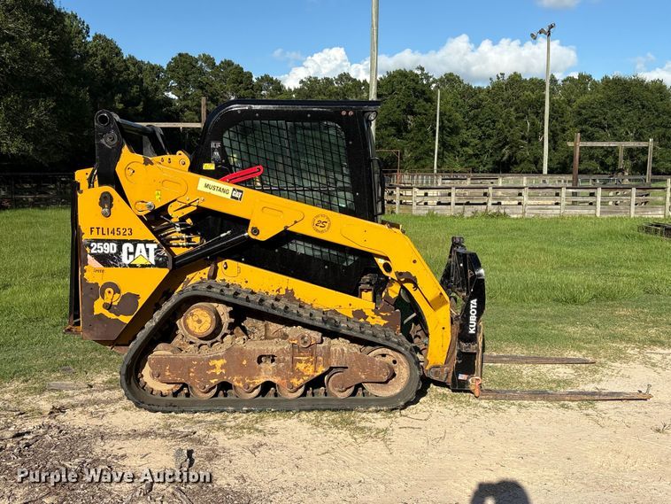 image for item EU0680 2018 Caterpillar 259D tracked skid steer loader