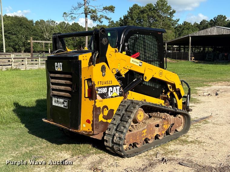image for item EU0680 2018 Caterpillar 259D tracked skid steer loader