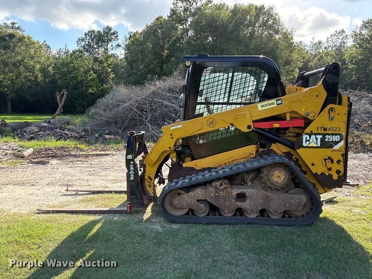 image for item EU0680 2018 Caterpillar 259D tracked skid steer loader