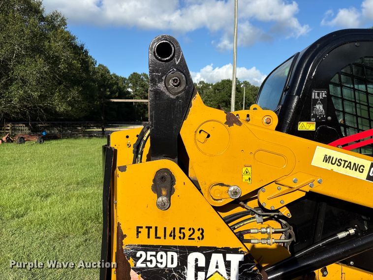 image for item EU0680 2018 Caterpillar 259D tracked skid steer loader