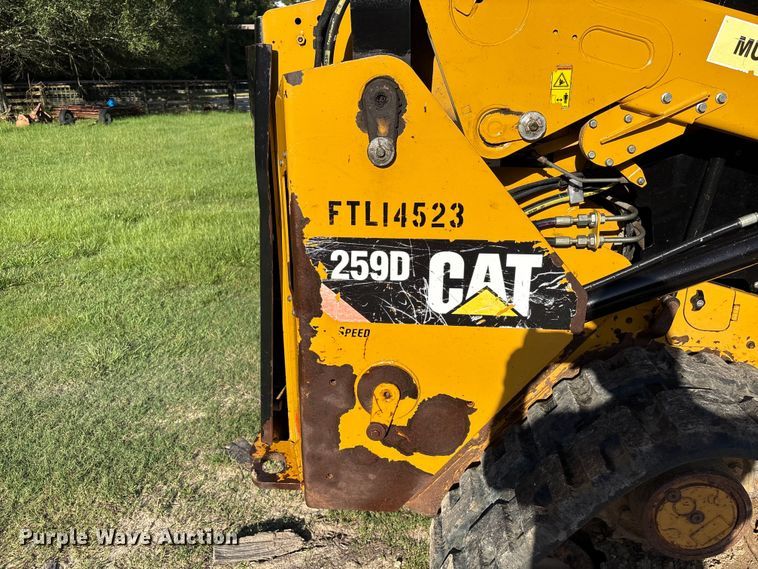 image for item EU0680 2018 Caterpillar 259D tracked skid steer loader