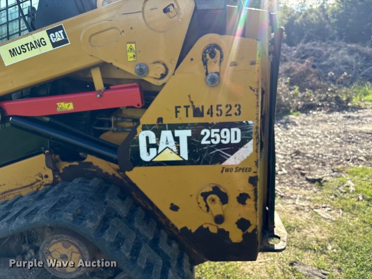 image for item EU0680 2018 Caterpillar 259D tracked skid steer loader