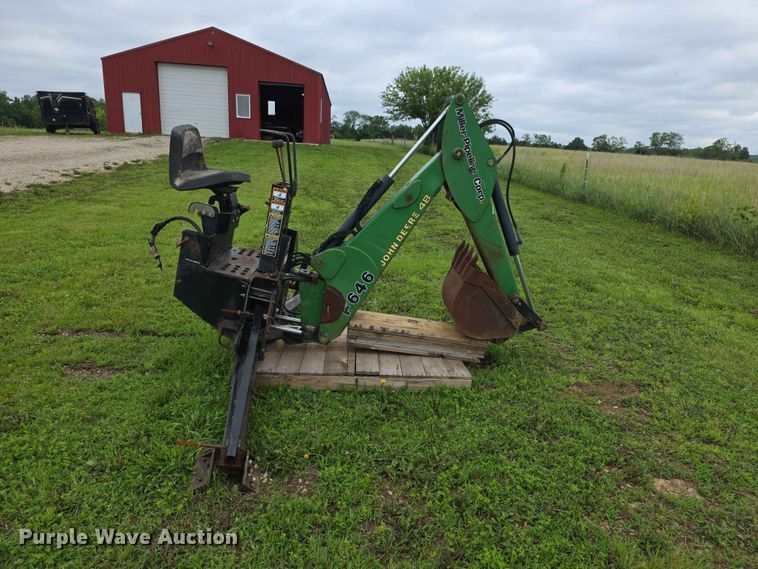 image for item EV2235 John Deere F646  backhoe attachment