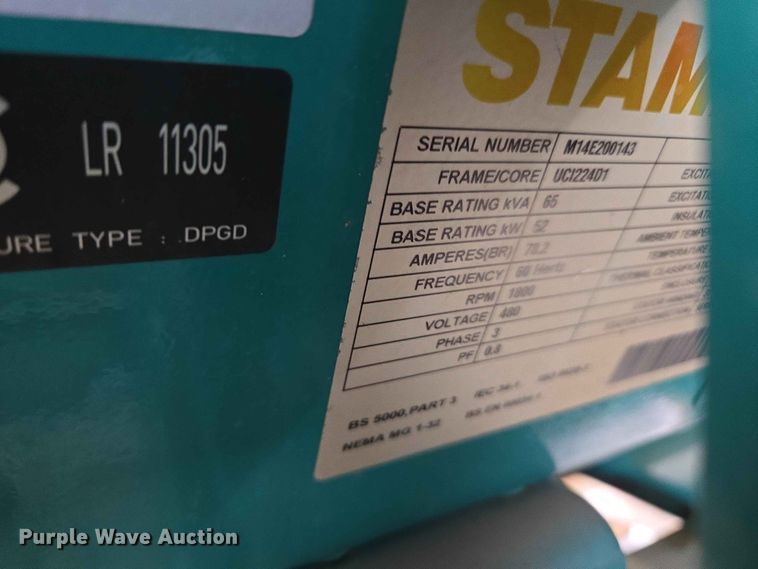 image for item EW0212 Cummins Power Generation GGPA-1407465 generator