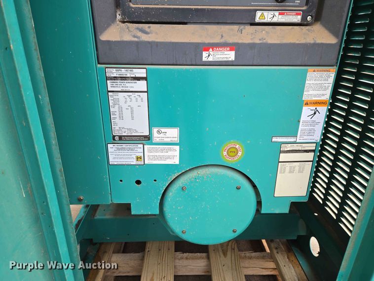 image for item EW0212 Cummins Power Generation GGPA-1407465 generator