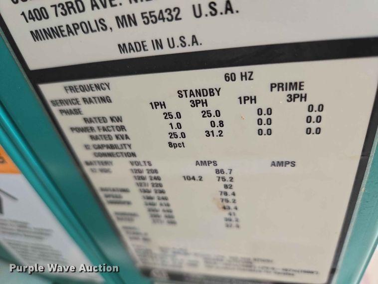 image for item EW0213 Cummins Power Generation GGMB-1328105 generator