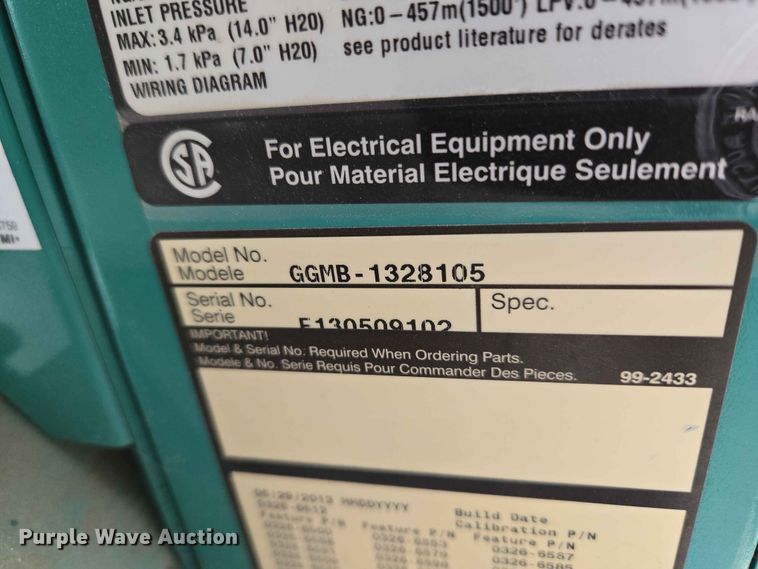 image for item EW0214 Cummins Power Generation GGMB-1328105 generator