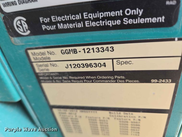 image for item EW0216 Cummins Power Generation GGMB-1213343 generator