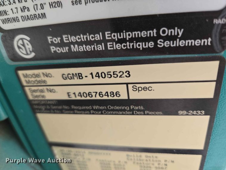 image for item EW0219 Cummins Power Generation GGMB-1405523 generator