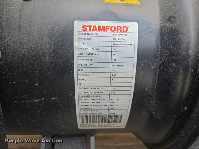 image for item EW0221 Cummins Power Generation C36 N6 generator