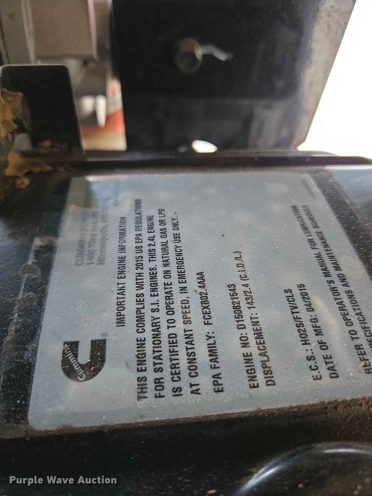 image for item EW0221 Cummins Power Generation C36 N6 generator