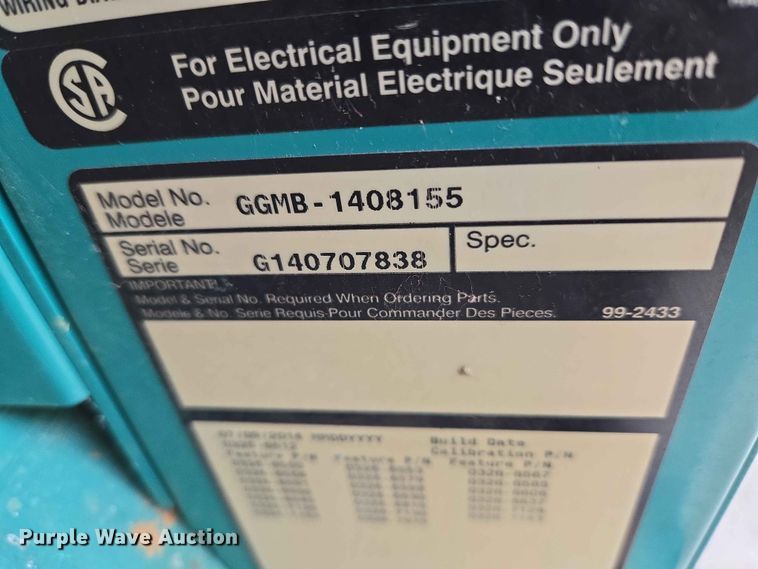 image for item EW0225 Cummins Power Generation GGMB-1408155 generator