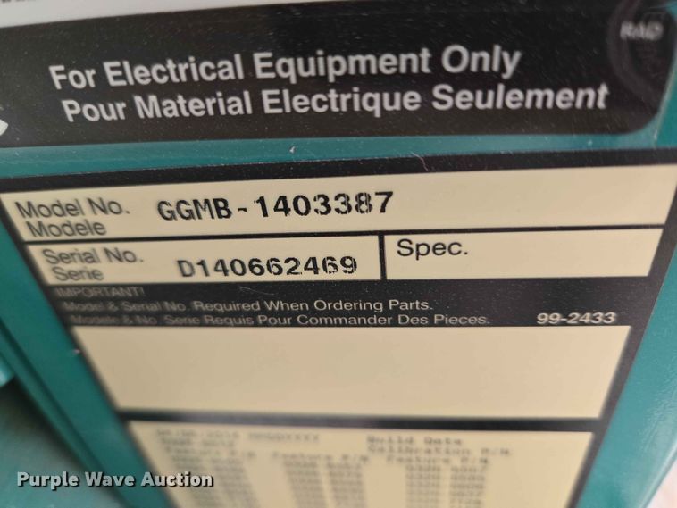 image for item EW0226 Cummins Power Generation GGMB-1403387 generator