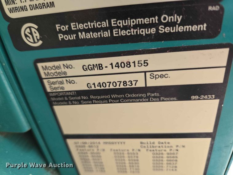 image for item EW0228 Cummins Power Generation GGMB-1408155 generator