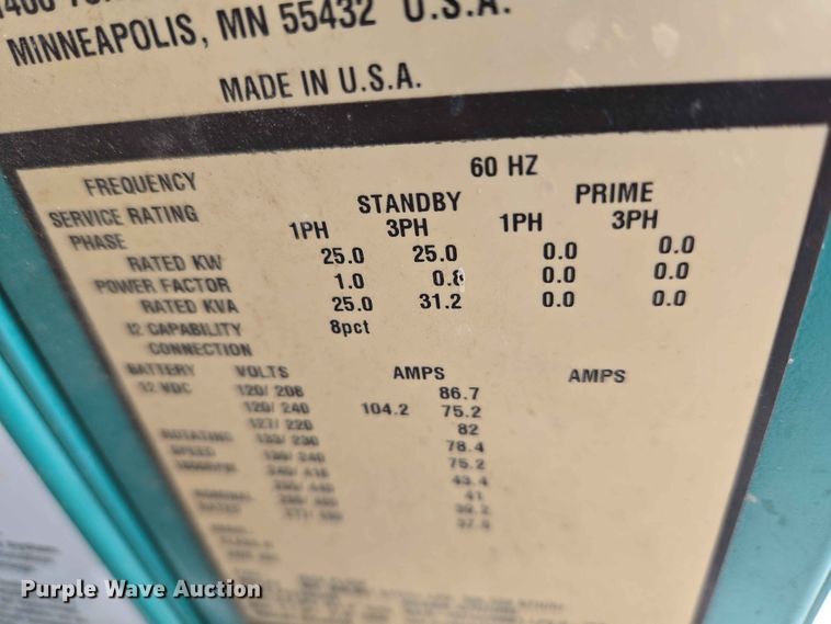 image for item EW0232 Cummins Power Generation GGMB-1403390 generator