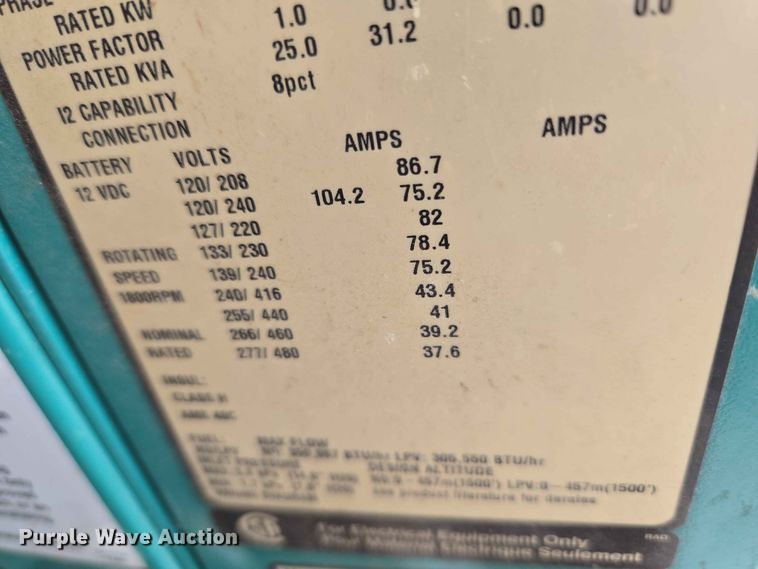 image for item EW0232 Cummins Power Generation GGMB-1403390 generator