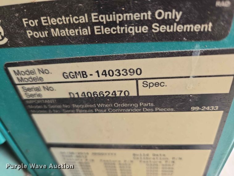 image for item EW0232 Cummins Power Generation GGMB-1403390 generator