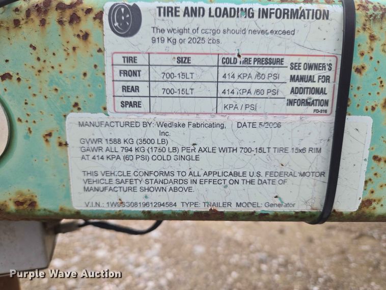 image for item EW0240 Cummins Power Generation DKAE-5754510 generator