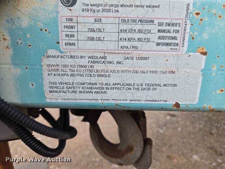 image for item EW0241 Cummins Power Generation DKAE-5873675 generator